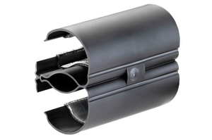 Double outside stiffener DSHa for external stiffening of the casing pipe.