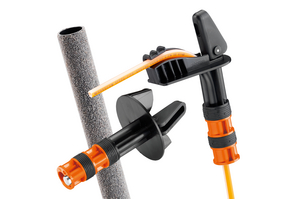 House lead-ins ADSB require a casing tube to asure the integrated sealing in brickwork.