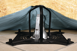 Ejemplo de SpotClip-Plate en combinación con SpotClip-Kit, con material aislante.