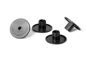 As tampas dos protetores de foco SpotClip estão disponíveis num pacote de 40 peças.