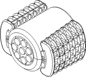 Divisible seals EZA-t 50 8x10