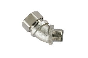 HelaGuard LTS-45FMC 45° Elbow Compression Fitting.