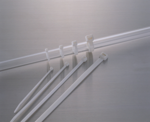 T-Serien Kabelbinder in V0 Material sind in verschiedenen Größen erhältlich.