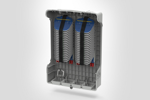 MDU - S5S Splice Only closure with compact SE MKII trays.