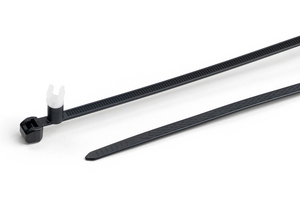 2-piece fixing ties with pipe clip, twistable 360°
