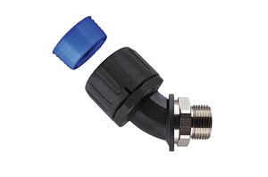 HelaGuard HGL-45M 45° Elbow Swivel External Thread, IP68.