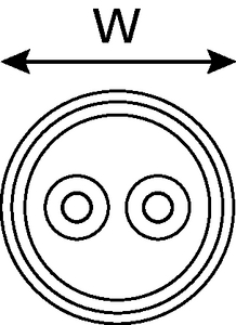 R Port Cablelok. 