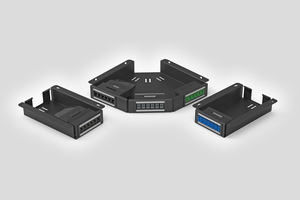 RapidNet Floor Boxes shown loaded with cassettes. 