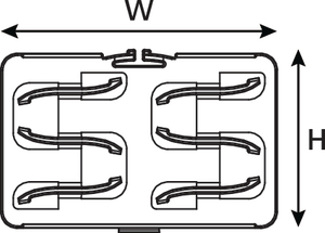 4 Way Ribbon Splice Protector Holder