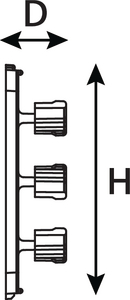 4 Way Ribbon Splice Protector Holder