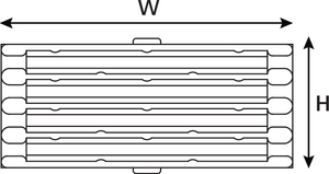 4 Way Splitter/Ribbon Splice Protector Holder