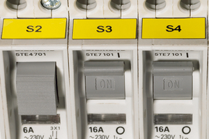 Clearly identified labels ensure easy network wire and cable management.