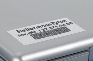 Highly visible and clearly printed labels identify quality assets.