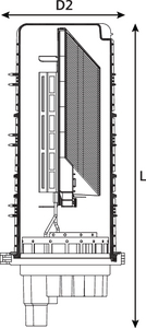UFC IR C-Length Single Stack Closure with Basket. 