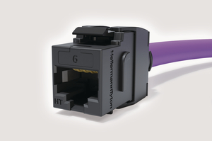 Cat6 Unshielded Keystone Jack.