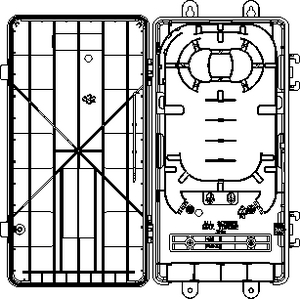 Internal view (splice tray)
