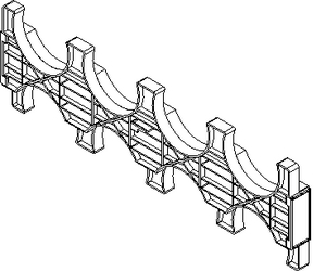 Spacers for bridge construction AH Br