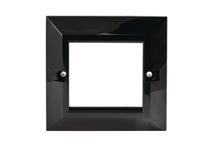 Single Bevelled Faceplate (front view)