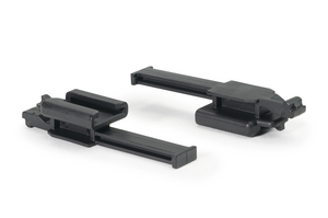 Connector adapter with strain relief. The integrated winding bar protects the connection and increases its service life.