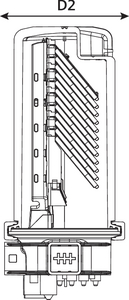CFN 27 Port M-Length with Compact SE-IR Trays (side view)