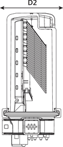 CFN 27 Port M-Length with Compact SC-IR Trays (side view)