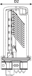 CFN 19 Port M-Length with Compact SE-IR Trays (side view)