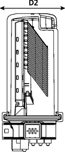 CFN 19 Port M-Length with Compact SC-IR Trays (side view)