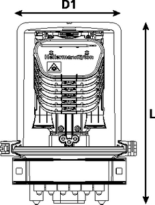 CFN 19 Port S-Length with Compact SE-IR Trays (front view)