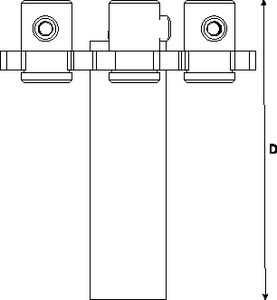 CFN R Port Anchoring Kit (front view)