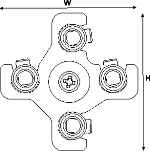 CFN R Port Anchoring Kit (side view)