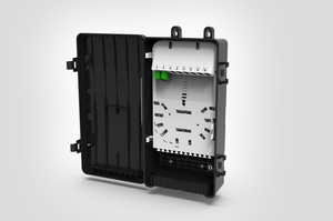 Internal view of the AFN Aerial Fibre Node. 