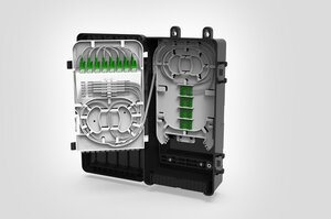 Internal view of the AFN Aerial Fibre Node. 