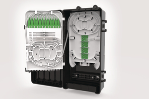 Internal view of the AFN Aerial Fibre Node. 