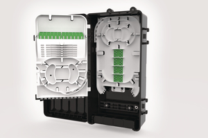 Internal view of the AFN Aerial Fibre Node. 