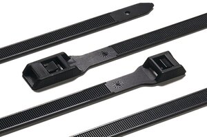 Low profile cable ties, RPE- and PE-Series.