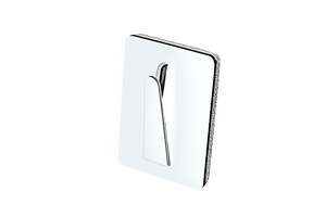 SAC3 self-adhesive clip with malleable tongue.