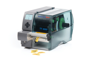 Bloc de coupe S4000 installé sur une imprimante TT4000+