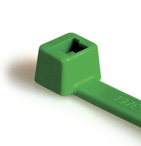 T-Series Cable Ties feature inside serrations to provide a positive hold on wire and cable bundles.