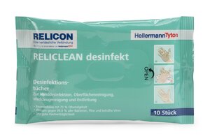 Reliclean Reinigungstücher.