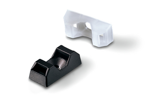 Secures with a single screw, providing quick installation.