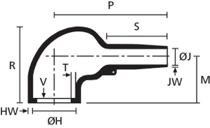 b: w pełni obkurczona (po podgrzaniu)