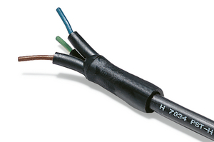 Tubo PST-H com extremidade termorretrátil.