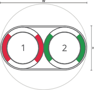 speedpipe bundle ground SRV-G 2x20 tc DIN