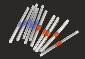 40mm Blue and Orange Fibre Splice Protectors