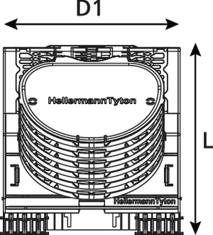 Integrated Routing Module loaded with SE-IR Trays (front view)