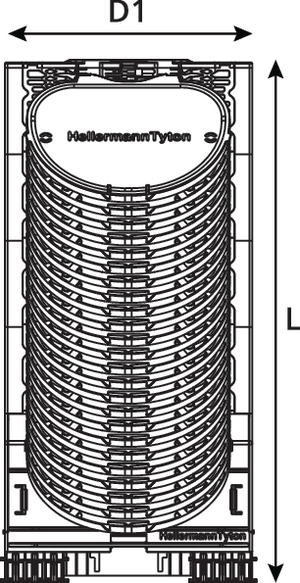 Integrated Routing Module loaded with SE-IR Trays (front view)