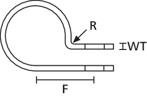 P-Clamp H1P - H18P (side view)