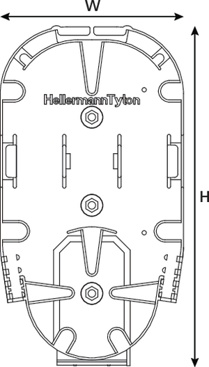 Hellapon Small Splice Tray with No Inserts (front view)