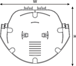Multi-Ribbon Splice Tray (front view)