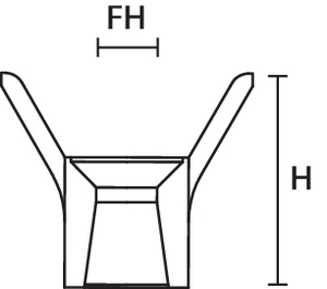 LOK02 Fixing Base (front view)